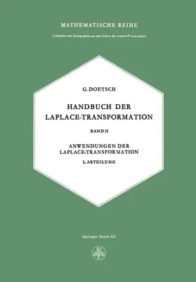 Doetsch |  Handbuch der Laplace-Transformation | Buch |  Sack Fachmedien