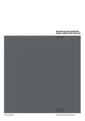 Knöpfel | Berechnung starr-plastischer Platten mittels finiter Elemente | E-Book | sack.de