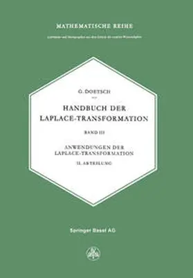 Doetsch | Handbuch der Laplace-Transformation | E-Book | sack.de