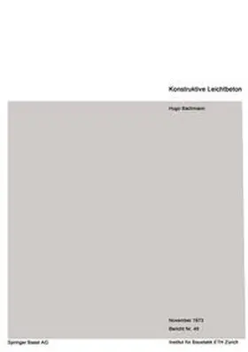 Bachmann |  Konstruktiver Leichtbeton | eBook | Sack Fachmedien