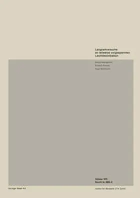 HEIMGARTNER / KRAUSS / BACHMANN |  Langzeitversuche an teilweise vorgespannten Leichtbetonbalken | eBook | Sack Fachmedien