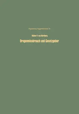 Wartburg |  Drogenmissbrauch und Gesetzgeber | eBook | Sack Fachmedien