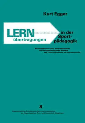 Egger |  Lernübertragungen in der Sportpädagogik | eBook | Sack Fachmedien