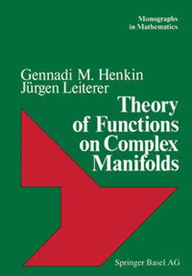 HENKIN / LEITERER |  Theory of Functions on Complex Manifolds | eBook | Sack Fachmedien