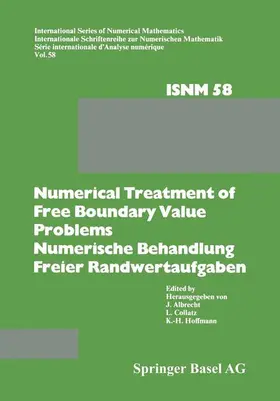 ALBRECHT / HOFFMANN / COLLATZ |  Numerical Treatment of Free Boundary Value Problems / Numerische Behandlung freier Randwertaufgaben | Buch |  Sack Fachmedien