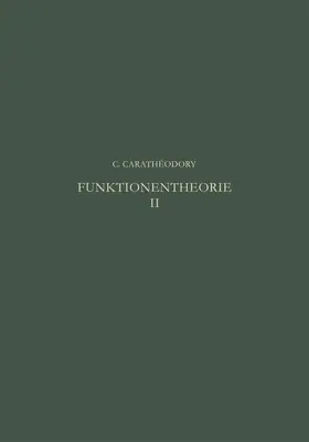 Caratheodory |  Funktionentheorie | Buch |  Sack Fachmedien