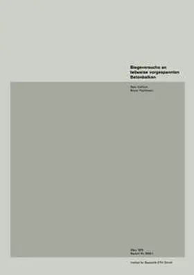 CAFLISCH |  Biegeversuche an teilweise vorgespannten Betonbalken | eBook | Sack Fachmedien