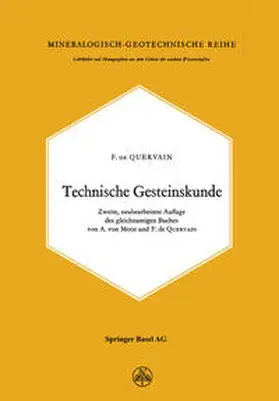 Quervain |  Technische Gesteinskunde | eBook | Sack Fachmedien