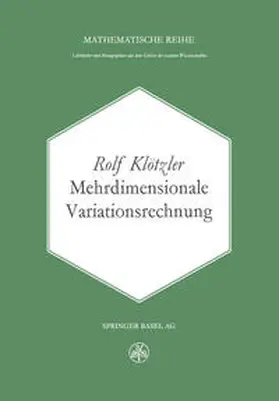 Klötzer |  Mehrdimensionale Variationsrechnung | eBook | Sack Fachmedien