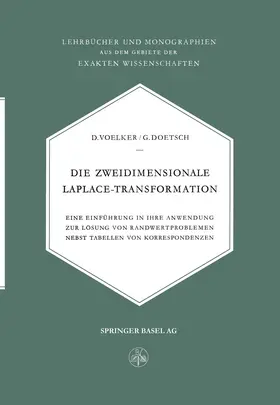 Doetsch / Voelker |  Die Zweidimensionale Laplace-Transformation | Buch |  Sack Fachmedien