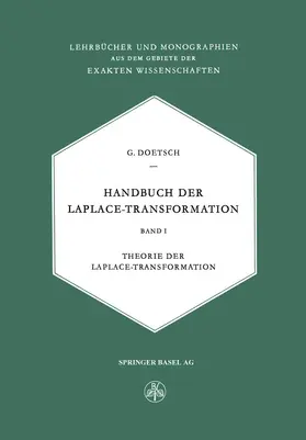 Doetsch |  Handbuch der Laplace-Transformation | Buch |  Sack Fachmedien