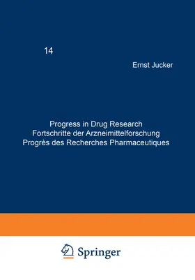 JUCKER |  Progress in Drug Research / Fortschritte der Arzneimittelforschung / Progrès des recherches pharmaceutiques | Buch |  Sack Fachmedien
