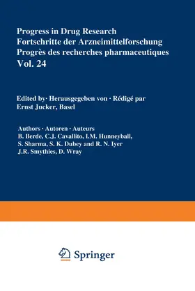 JUCKER |  Progress in Drug Research / Fortschritte der Arzneimittelforschung / Progrès des recherches pharmaceutiques | Buch |  Sack Fachmedien