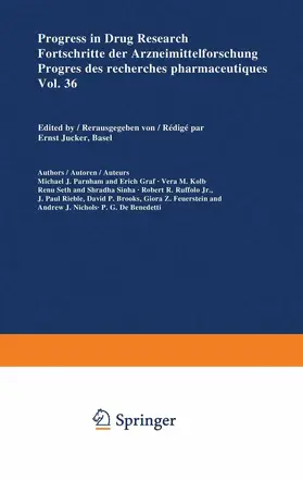 JUCKER |  Progress in Drug Research / Fortschritte der Arzneimittelforschung / Progrès des recherches pharmaceutiques | Buch |  Sack Fachmedien