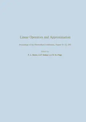 Bautzer / Kahane / Nagy |  Linear Operators and Approximation / Lineare Operatoren und Approximation | eBook | Sack Fachmedien