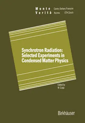 Czaja |  Synchrotron Radiation: Selected Experiments in Condensed Matter Physics | eBook | Sack Fachmedien