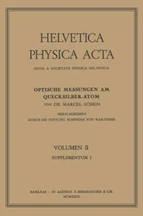 SCHEIN | Optische Messungen am Quecksilber-Atom | E-Book | sack.de