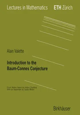 Valette |  Introduction to the Baum-Connes Conjecture | eBook | Sack Fachmedien