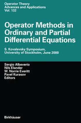 Albeverio / Elander / Everitt | Operator Methods in Ordinary and Partial Differential Equations | E-Book | sack.de