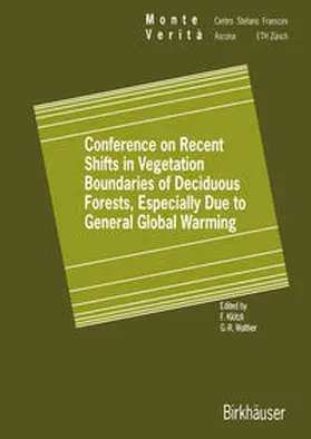 Klötzli / Walther | Conference on Recent Shifts in Vegetation Boundaries of Deciduous Forests, Especially Due to General Global Warming | E-Book | sack.de