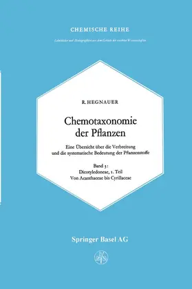 Hegnauer |  Chemotaxonomie der Pflanzen | Buch |  Sack Fachmedien