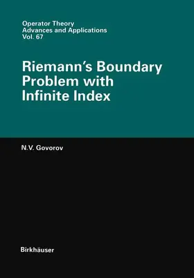 Govorov / Ostrovskii |  Riemann's Boundary Problem with Infinite Index | Buch |  Sack Fachmedien