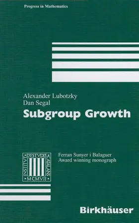 Segal / Lubotzky |  Subgroup Growth | Buch |  Sack Fachmedien