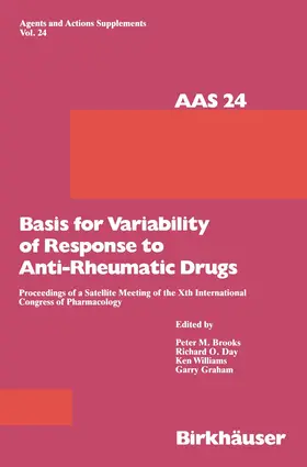 Brooks |  Basis for Variability of Response to Anti-Rheumatic Drugs | Buch |  Sack Fachmedien