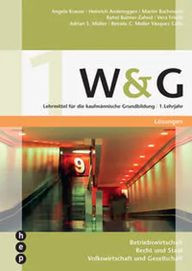 Bieli / Krause / Andereggen |  W&G 1 | Buch |  Sack Fachmedien