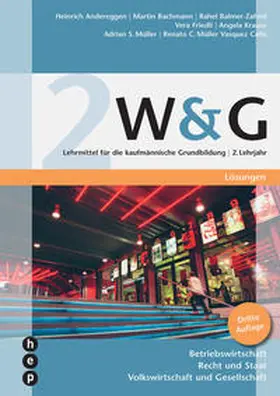 Müller Vasquez Callo / Müller / Friedli |  W&G 2 | Buch |  Sack Fachmedien