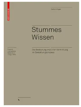 Egger | Stummes Wissen | E-Book | sack.de