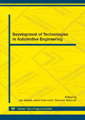 Stasiek / Kropiwnicki / Makowski |  Development of Technologies in Automotive Engineering | eBook | Sack Fachmedien