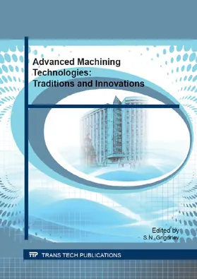 Grigoriev | Advanced Machining Technologies: Traditions and Innovations | E-Book | www2.sack.de