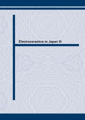 Murata / Shinozaki / Kimura |  Electroceramics in Japan III | eBook | Sack Fachmedien