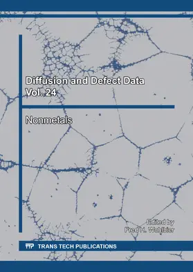 Wohlbier | Diffusion and Defect Data Vol. 24 | E-Book | www2.sack.de