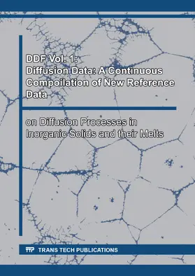  DDF Vol. 1: Diffusion Data: A Continuous Compoilation of New Reference Data | Sonstiges |  Sack Fachmedien