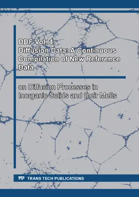  DDF Vol. 4: Diffusion Data: A Continuous Compilation of New Reference Data | Sonstiges |  Sack Fachmedien