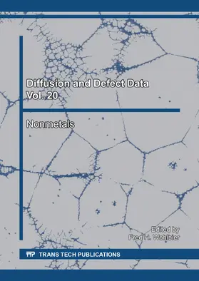 Wohlbier |  Diffusion and Defect Data Vol. 20 | Sonstiges |  Sack Fachmedien