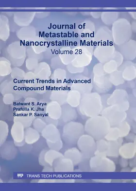 Arya / Jha / Sanyal | Current Trends in Advanced Compound Materials | Buch | 978-3-0357-1011-3 | www2.sack.de