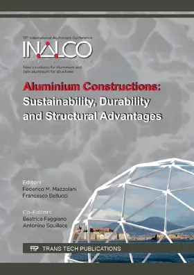 Mazzolani / Bellucci / Faggiano |  Aluminium Constructions: Sustainability, Durability and Structural Advantages | Buch |  Sack Fachmedien