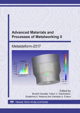 Kawalla / Grechnikov / Nosova |  Advanced Materials and Processes of Metalworking II | Buch |  Sack Fachmedien