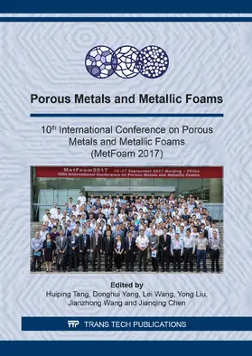 Tang / Yang / Wang |  Porous Metals and Metallic Foams | Buch |  Sack Fachmedien