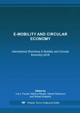 Peuker / Reuter / Goldmann |  E-Mobility and Circular Economy | Buch |  Sack Fachmedien