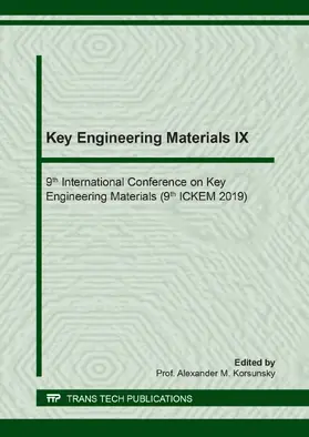 Korsunsky | Key Engineering Materials IX | Buch | 978-3-0357-1480-7 | www2.sack.de