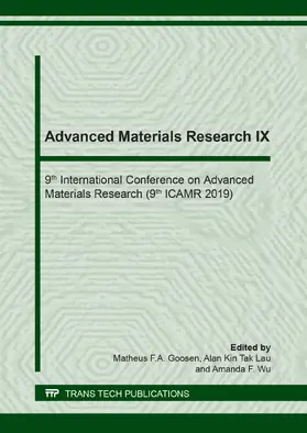 Goosen / Lau / Wu | Advanced Materials Research IX | Buch | 978-3-0357-1484-5 | sack.de