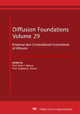 Belova / Murch |  Empirical and Computational Explorations of Diffusion | Buch |  Sack Fachmedien