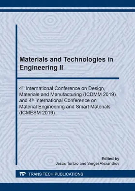 Toribio / Alexandrov |  Materials and Technologies in Engineering II | Buch |  Sack Fachmedien