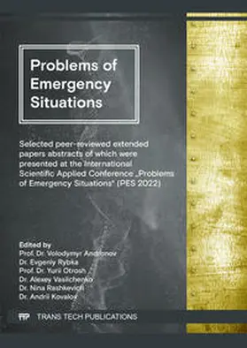 Andronov / Rybka / Otrosh |  Problems of Emergency Situations | Buch |  Sack Fachmedien