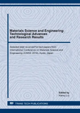 Liu |  Materials Science and Engineering: Technological Advances and Research Results | Buch |  Sack Fachmedien