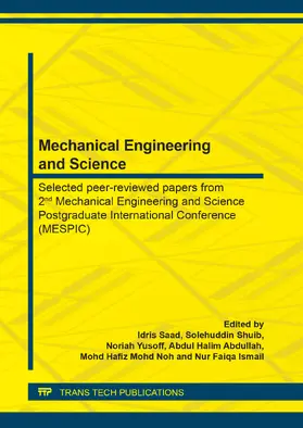 Saad / Shuib / Yusoff |  Mechanical Engineering and Science | Buch |  Sack Fachmedien